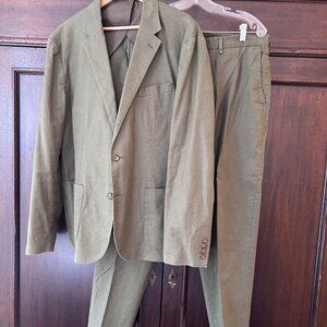 J. Crew Mens Green Spring/Summer Suit XL